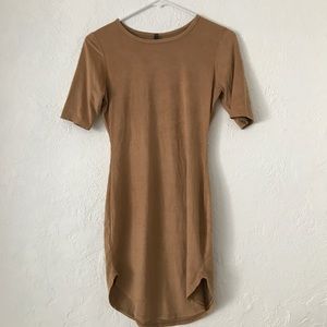 SALE Faux Suede Dress